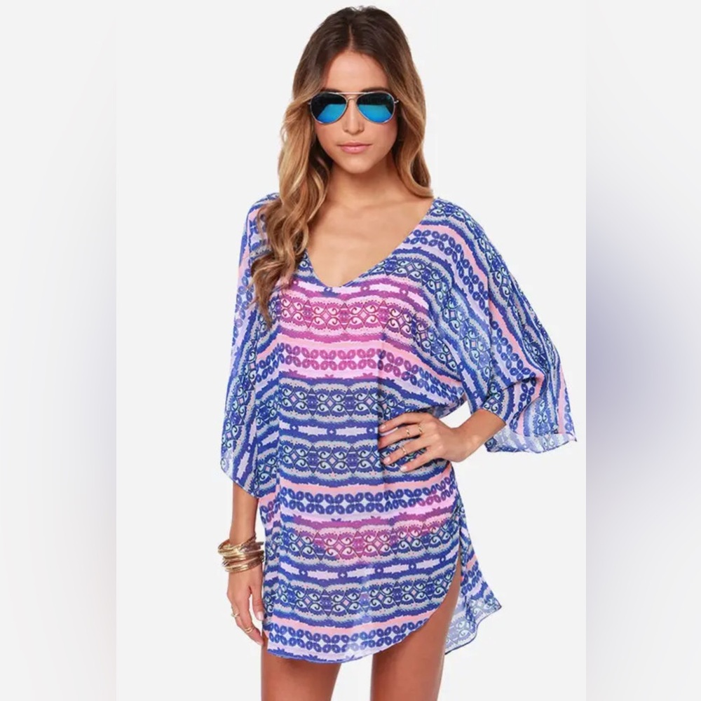 O'Neill Bianca Blue Print Cover-Up